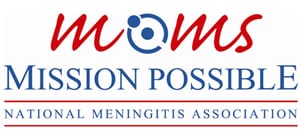 Logo for Moms: Mission Possible fighting meningococcal disease